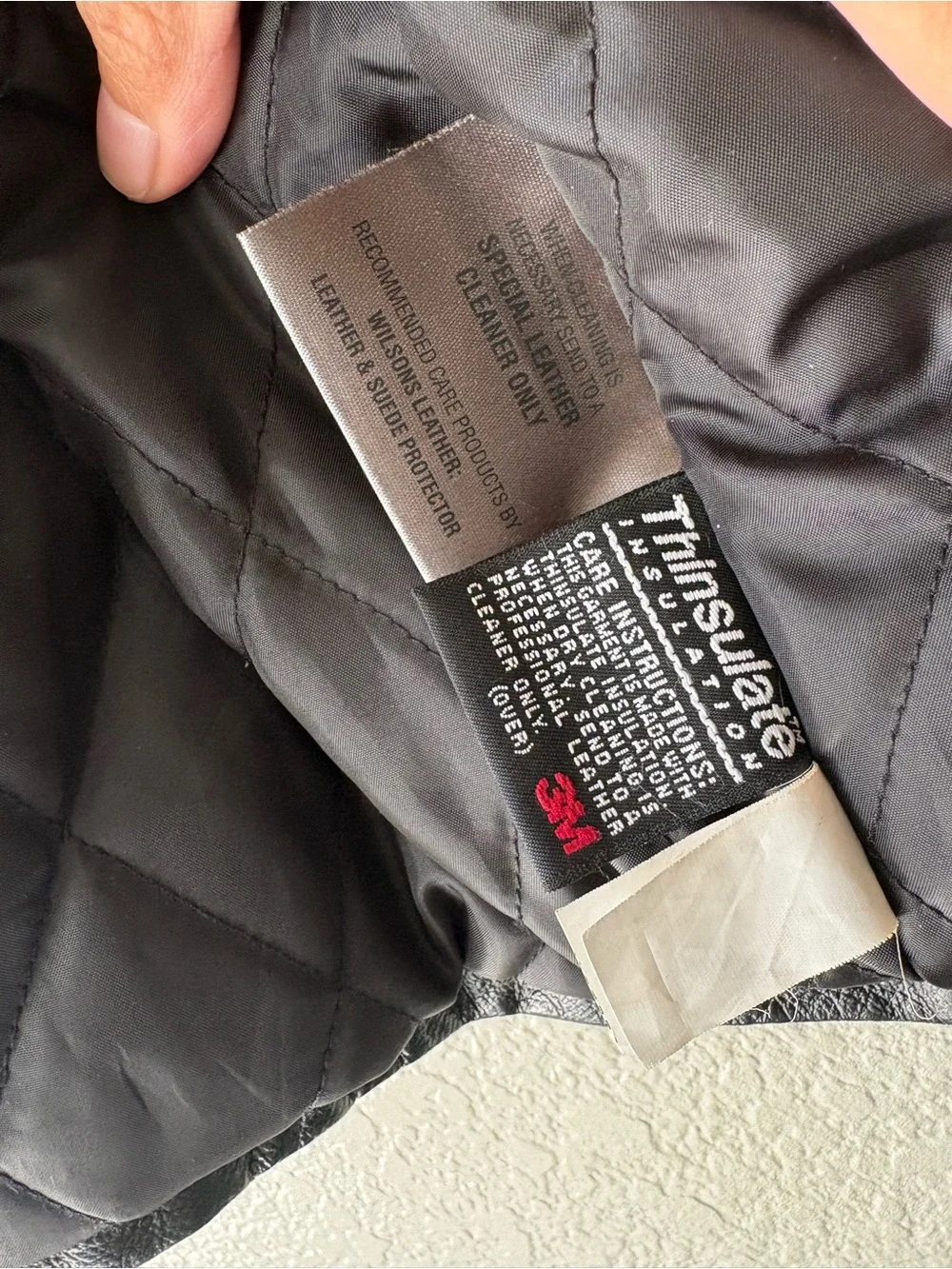 Wilsons Leather kids jackets with detachable hood